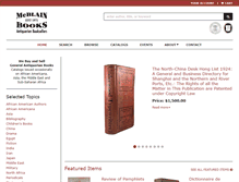 Tablet Screenshot of mcblainbooks.com